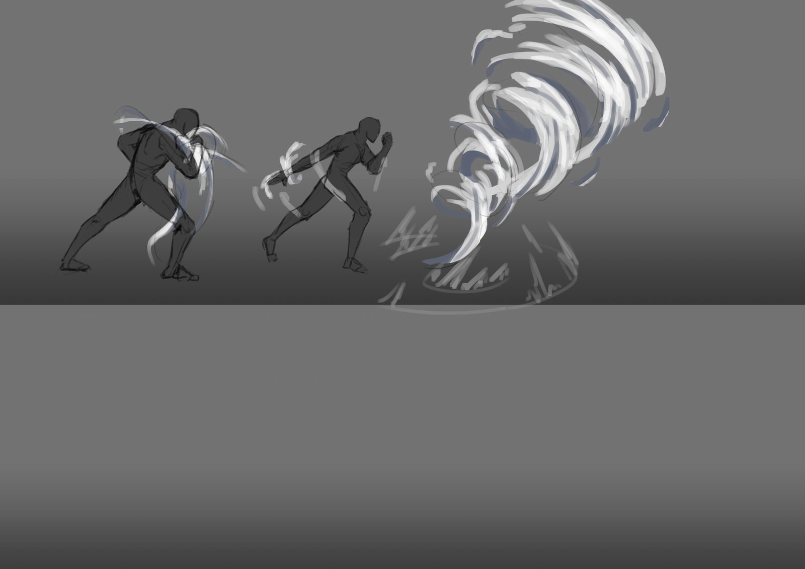 VFX/attack concepts for 1st internship with Gatling Gecko Studios.